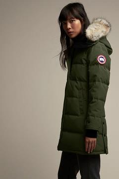 Chamarras Canada Goose Mujer Mexico - Shelburne Abrigos Verdes SY2147309